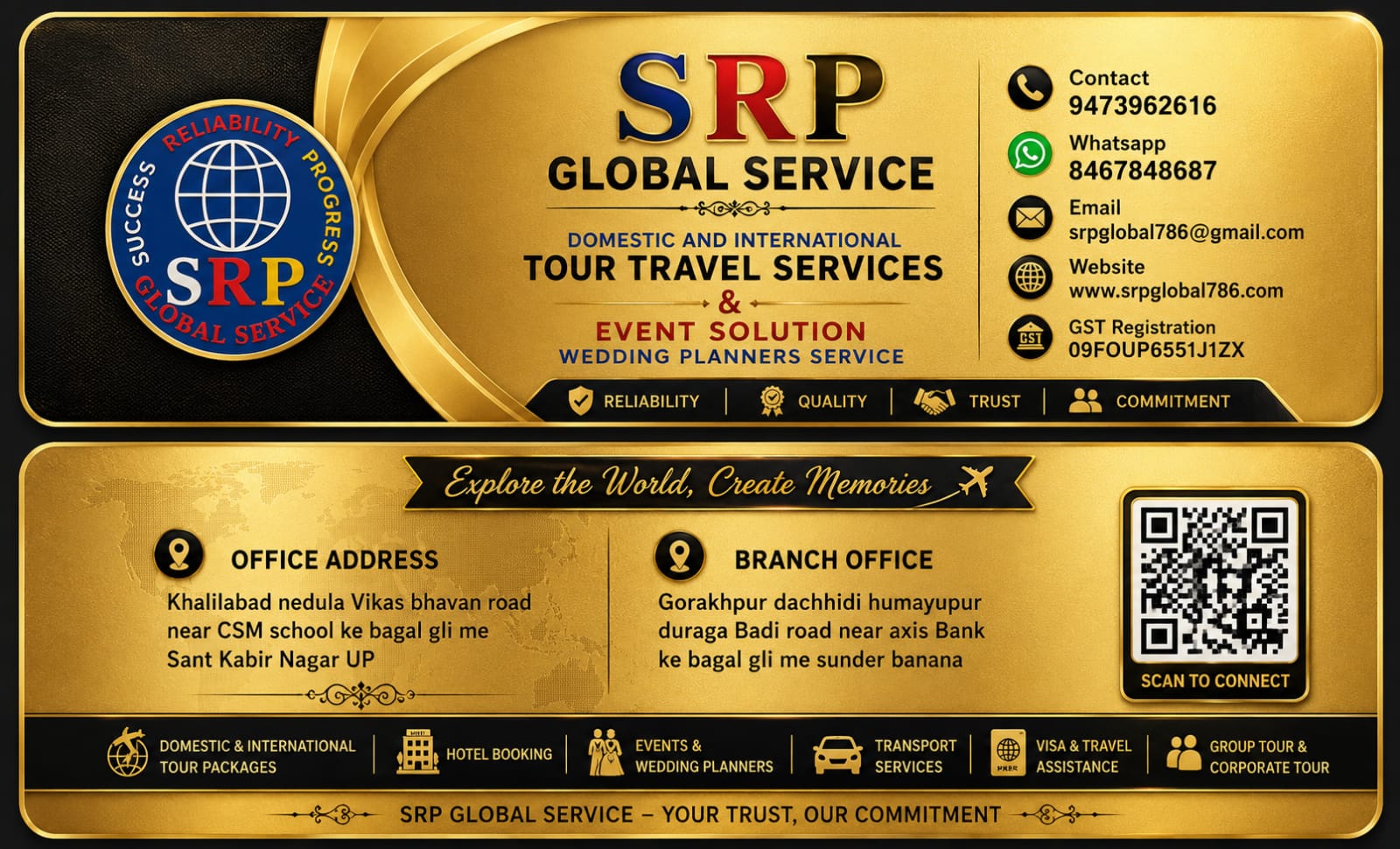 SRP GLOBAL card 